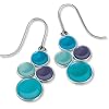 Swatch Bijoux Damen Loburia Blau Ohrringe JES018-U