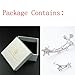 CIShop Asymmetry Star Diamond Pearl Stud Earrings Ear Cuff Earring 925 Sterling Silver Post(Hypoallergic)