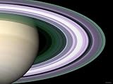 Radio Occultation: Unraveling Saturn's Rings Astronomy & Space Photographic Poster Print by Stocktrek Images, 16x12
