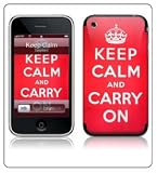 Gelaskins iPhone Cover, Protective Skin for Apple iPhone 3G, 3GS - Keep Calm and Carry On