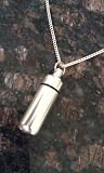 Classic Cremation Urn 18 Necklace with Velvet Pouch