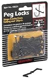 Lehigh Group/Crawford #18125 8PK1/4 Curved Peg Hook
