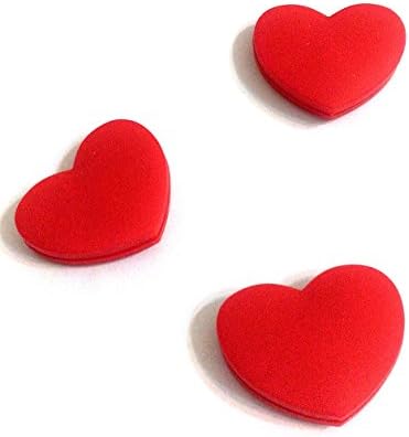 Silicone Vibration Dampeners for Tennis Squash Racket Pack of 3 (Love Heart)
