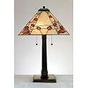 Quoizel Tiffany Macintosh Rose Table Lamp
