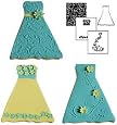 Autumn Carpenter Designs Dress Cookie Cutter & Impression Mat Set