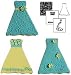 Autumn Carpenter Designs Dress Cookie Cutter & Impression Mat Set