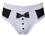 Black Tie Tuxedo Briefs for men