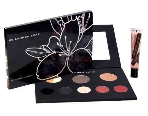 Lauren Luke Full Face Makeup Palette and My Glossy Lips, My Smokey Classic, 11.4 Ounces