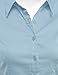 LA BASIC Womens 3/4 Sleeve Button Down Point Collared Shirts (S-3XL)