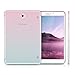 kwmobile TPU Silicone Case Compatible with Samsung Galaxy Tab S2 8.0 - Case Soft Flexible Protective Cover - Bicolor Dark Pink/Blue/Transparent