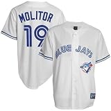 Paul Molitor Toronto Blue Jays Majestic White Cooperstown Replica Jersey