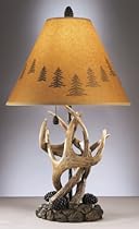 Hot Sale Ashley L316984 Antlers Table Lamps, Set of 2