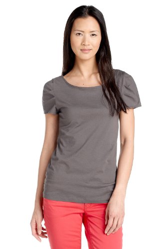 ESPRIT DE CORP Damen T-Shirt, C01604, Gr. 36 (S), Braun (212 muddy brown) Preisvergleich
