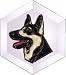 German Shepherd Dog Suncatcher