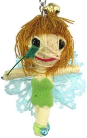 Tinkerbell Voodoo String Doll Keychain