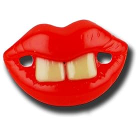 Two Front Teeth (Red Lips) Baby Pacifier