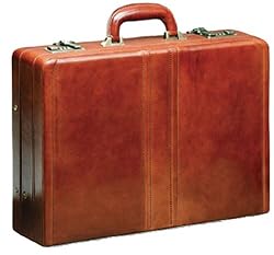 Mancini Italian Top Grain Leather Attache Case