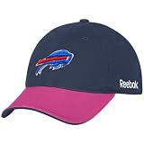 Buffalo Bills Hats : Reebok Buffalo Bills Ladies Navy Blue-Pink Breast Cancer Awareness Adjustable Hat