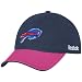 Buffalo Bills Hats : Reebok Buffalo Bills Ladies Navy Blue-Pink Breast Cancer Awareness Adjustable Hat