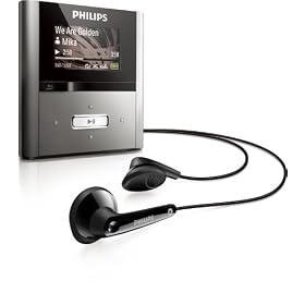 Philips GoGear Raga 4 GB MP3 Player (Silver): MP3 Players &amp; Accessories