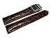 Orig. Watchband Berlin - Faltschließe - Uhrenarmband - Leder - African - dunkelbraun 22mm Stahl