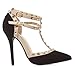 Womens 27-ADORA64 Pointy Toe T Strap High Heel Stiletto Pump Shoes