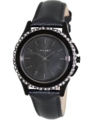 DKNY Brooklyn Black with Crystals Womens watch #NY8704