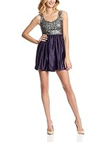 Rare London Vestido Sequin (Púrpura / Plata)