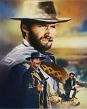 CLINT EASTWOOD 16X20 STRETCHED CANVAS PRINT