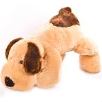 Brown Laying Plush Dog