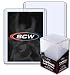BCW 3 X 4 X 5 mm - Thick Card Topload Holder 190 Pt. - (Case of 50 Packs) Baseball, Football, Basketball, Hockey, Golf, Single Sports Cards Top Load - Sportcards Card Collecting Supplies