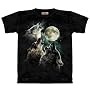 Original Three Wolf Moon Adult T-Shirt The Mountain