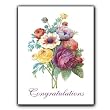A Posy of Roses and Other Flowers - Congratulations Gift Enclosure Cards (set of 12)
