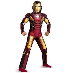 The Avengers Iron Man Mark Vii Light Up Muscle Chest Child Costume