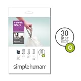 Used : simplehuman Bin Liners (20) - 30 Litre, Code G