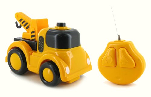 41jv5fo1KiL Mini Engineering Tow Truck Electric RTR Remote Control RC Truck Construction Vehicle (Color May Vary)