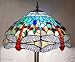 Tiffany Style Tiffany Floor Pole Dragonfly Stained Glass Lamp Lamps Takes 2 Blubls Image