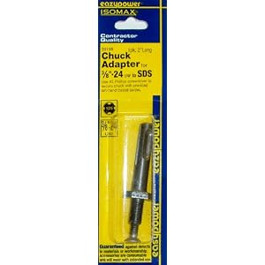 Eazypower 30198 SDS Drill Chuck Adapter 3/8-Inch-24 UNF Thread