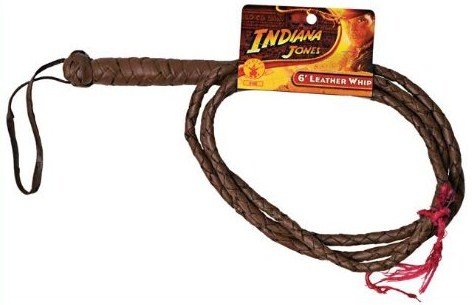 Indiana Jones 6ft Leather Whip Costume Accessory Picture