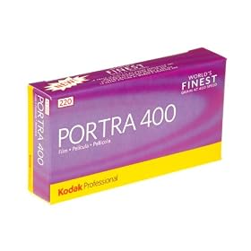 Kodak Portra 400 Professional ISO 400, 220 Color Negative Film (5 Roll per Pack) by Kodak