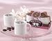 Corporate Coffee Mugs | Corporate Mugs | Order Coffee Mugs | Pottery Coffee Mugs | Novelty Coffee Mugs | Special Coffee Mugs - Candles Mugs & Kisses from Mr. & Mrs. Ceramic Coffee Mug Candles (6 sets of 4 per order) Wedding Favors