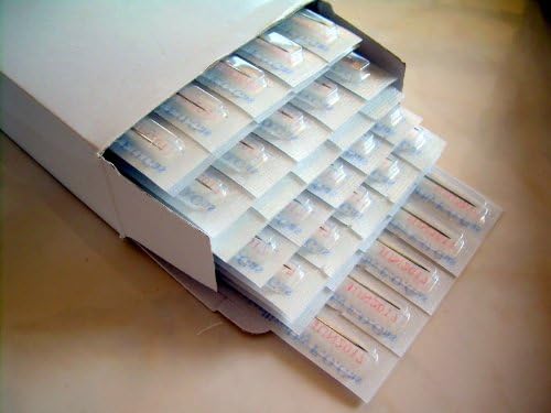 6 Flat Shader (6F) Premade Sterilized Tattoo Needle on bar Box 50 by PirateFaceTAT2