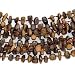 8-Strand Tiger's Eye Chip Necklace- 20"