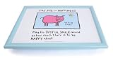 from EDWARD MONKTON Bean Bag Cushion Lap Tray. Edward Monkton Pig Of Happiness