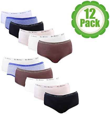 Tachtonim Hot Bottoms Womens 12 Pack Classic Briefs (10 / 46-48, 12 Pack Assorted)