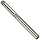 Alvord Polk 101-0 High-Speed Steel Hand Reamer, Straight Flute, Right-Hand Cut, Uncoated (Bright)