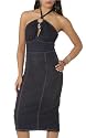 Rinse Wash Keyhole Halter Dress by Baby Phat