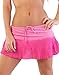 INGEAR Women's Miniskirts Cotton (Large, Pink Fade)