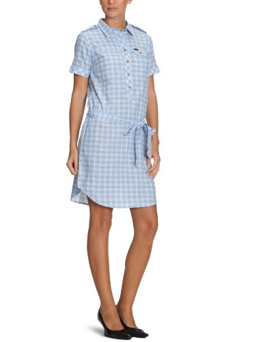 Lee Damen Hemden/ Freizeit  L597MMBS SHIRT DRESS FADED DENIM, Gr. 44 (L), Blau (Faded Deni Preisvergleich