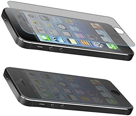 SQDeal® 9H Privacy Ultra Clear Anti-Spy Tempered Glass Screen Protective Film Shield Guard for iPhone 5 5S 5C,with Retail Package